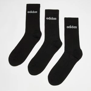 Cushion Linear Crew Socks (3 Pack), markiadidas Sportswear, Skarpety, w kolorze czarny, rozmiar: