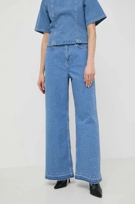 Custommade jeansy Oteca Dots damskie kolor niebieski 999449608