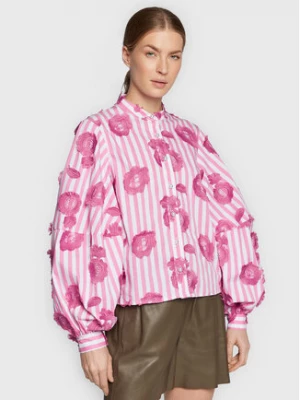 Custommade Koszula Bondie 999326254 Różowy Relaxed Fit