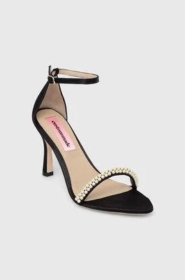 Custommade sandały Alma Satin Pearl kolor czarny 000402095