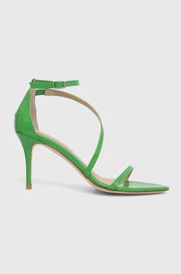 Custommade sandały skórzane Amy Patent kolor zielony 000200098