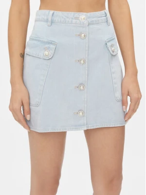 Custommade Spódnica jeansowa Riana 999448941 Błękitny Regular Fit