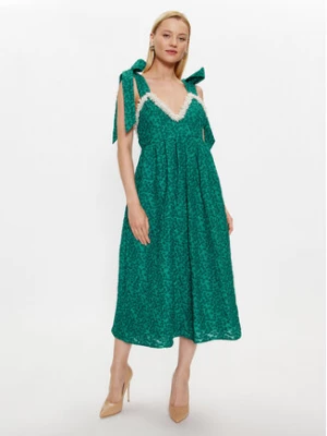 Custommade Sukienka koktajlowa 999396475 Zielony Regular Fit