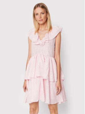Custommade Sukienka koktajlowa Ludvika 999387430 Różowy Regular Fit