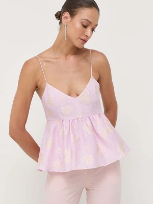 Custommade top różowy