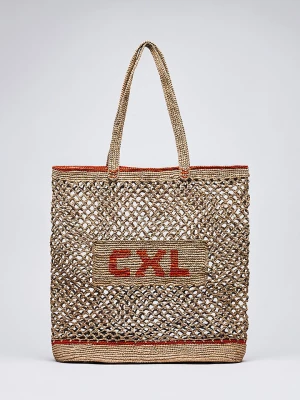 CXL by Christian Lacroix Shopper bag "Vola" w kolorze beżowym - 46 x 44 x 26 cm rozmiar: onesize