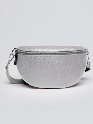 CXL by Christian Lacroix Skórzana saszetka "Madeleine" w kolorze srebrnym - 23 x 13 x 6 cm rozmiar: onesize