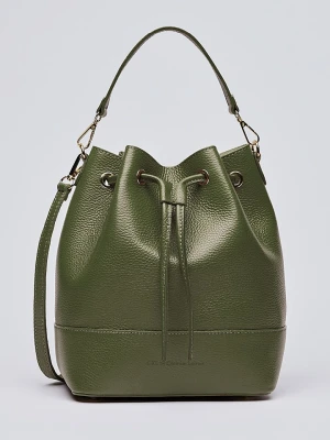 CXL by Christian Lacroix Skórzana torebka "Champs Elysé" w kolorze khaki - 25 x 28 x 15 cm rozmiar: onesize