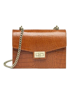 CXL by Christian Lacroix Skórzana torebka "Peuplier" w kolorze jasnobrązowym - 21 x 16 x 10 cm rozmiar: onesize