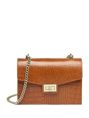 CXL by Christian Lacroix Skórzana torebka "Peuplier" w kolorze jasnobrązowym - 21 x 16 x 10 cm rozmiar: onesize