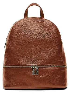 CXL by Christian Lacroix Skórzany plecak "Montorgueil" w kolorze jasnobrązowym - 27 x 29 x 12 cm rozmiar: onesize