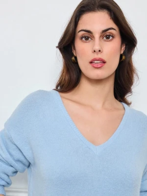 CXL by Christian Lacroix Sweter w kolorze błękitnym rozmiar: onesize