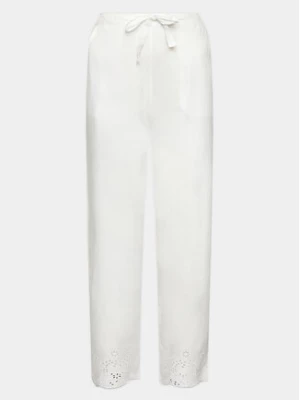 Cyberjammies Spodnie piżamowe Saskia CY9647 Biały Regular Fit