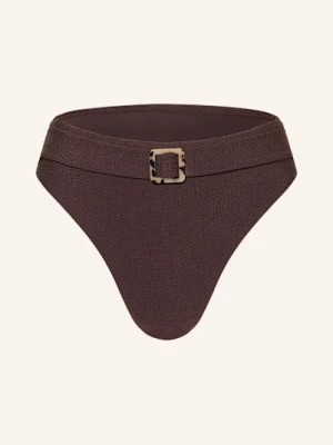 Cyell Dół Od Bikini Z Wysokim Stanem Wavy Brown braun