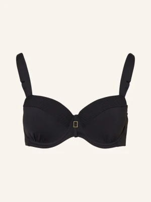Cyell Góra Od Bikini Z Fiszbinami Caviar schwarz CZARNY