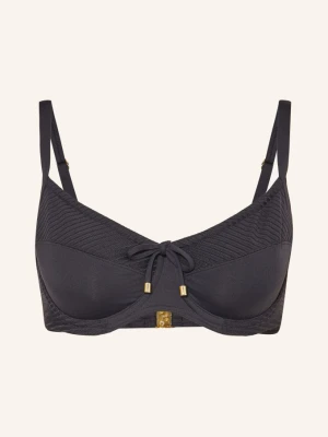 Cyell Góra Od Bikini Z Fiszbinami Caviar schwarz CZARNY