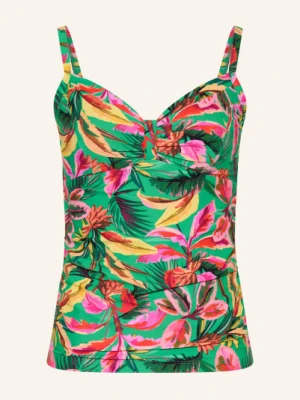Cyell Top Tankini Z Fiszbinami Floral Forest gruen
