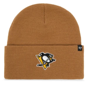 Czapka 47 Brand Nhl Pittsburgh Penguins H-HYMKR15ACE-QL Brązowy