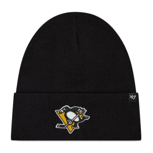 Czapka 47 Brand Nhl Pittsburgh Penguins Haymaker '47 Cuff Knit H-HYMKR15ACE-BK Czarny