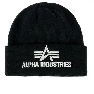 Czapka Alpha Industries 3D Beanie 16891003 - czarna