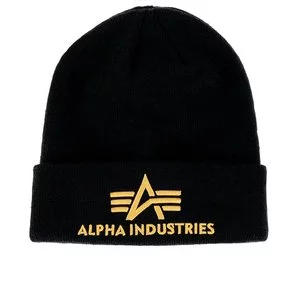 Czapka Alpha Industries 3D Beanie 168910583 - czarna