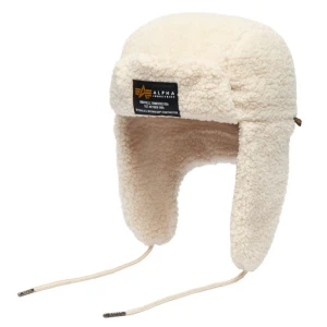 Czapka Alpha Industries Alpha Teddy Hat 108903 Biały