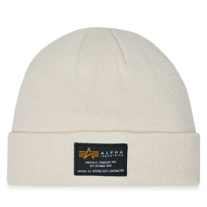 Czapka Alpha Industries Crew Beanie 128924 Biały