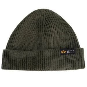 Czapka Alpha Industries Dockers Beanie 138905142 - zielona