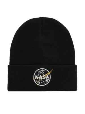 Czapka Alpha Industries Nasa Beanie 198948 Czarny