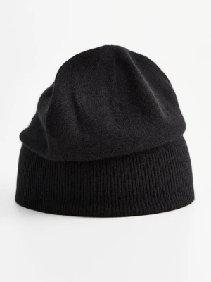 Czapka AUTHENTIC CASHMERE antracytowy