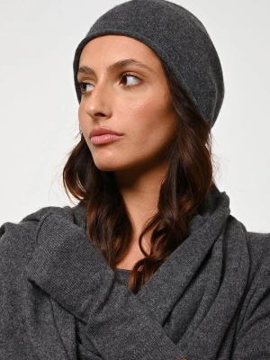 Czapka AUTHENTIC CASHMERE ciemnoszary