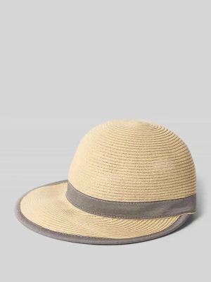 Czapka baseballowa z kontrastową lamówką i regulowanym paskiem Loevenich