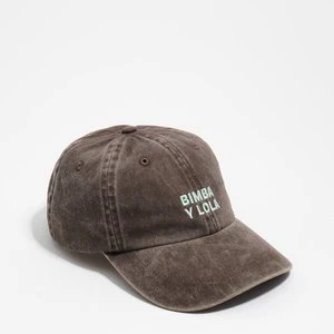 Czapka bawełna efekt sprania brązowa BIMBA Y LOLA