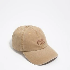 Czapka bawełna efekt sprania camel BIMBA Y LOLA