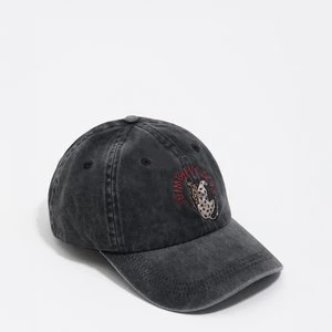 Czapka bawełna pantery haft szara BIMBA Y LOLA