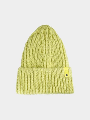 Czapka beanie damska - zielona 4F