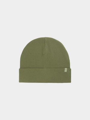 Czapka beanie dziecięca - khaki 4F