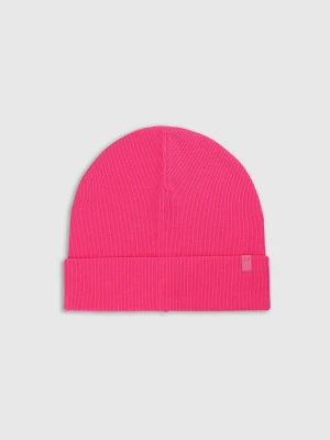 Czapka beanie dziecięca - różowa 4F