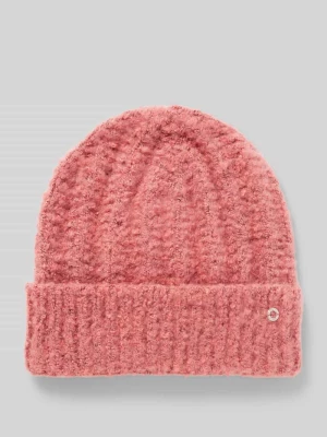 Czapka beanie miękka z dzianinowym wzorem s.Oliver RED LABEL