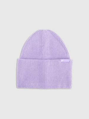 Czapka beanie uniseks 4F 4FRAW25ACAPU0738 - fioletowa