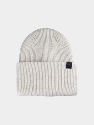 Czapka beanie uniseks - beżowa 4F