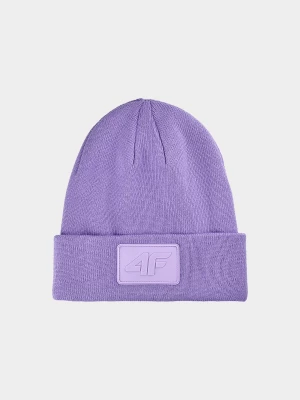 Czapka beanie uniseks - fioletowa 4F