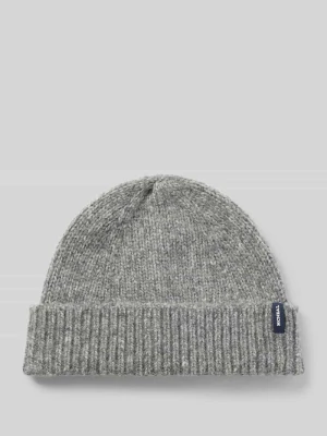 Czapka beanie w dzianinowym wyglądzie MCNEAL Grafitowy melanż