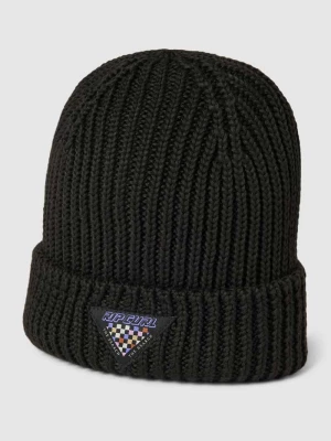 Czapka beanie w jednolitym kolorze z naszywką z logo Rip Curl