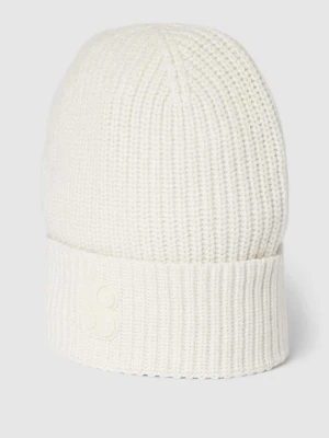 Czapka beanie z aplikacją z logo s.Oliver RED LABEL