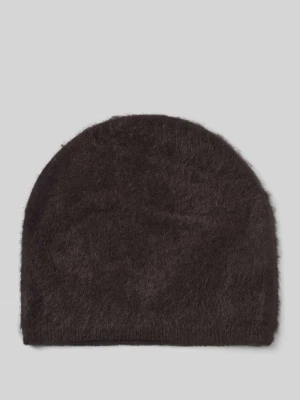 Czapka beanie z czystego kaszmiru Christian Berg Czekoladowy