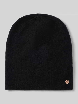 Czapka beanie z czystego kaszmiru Fraas Czarny