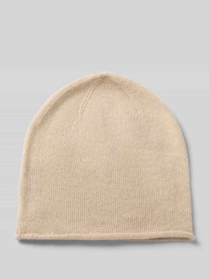 Czapka beanie z czystego kaszmiru model 'Rua' MOS MOSH Piaskowy