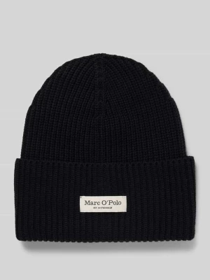 Czapka beanie z czystej bawełny Marc O'Polo