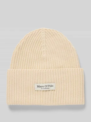 Czapka beanie z czystej bawełny Marc O'Polo